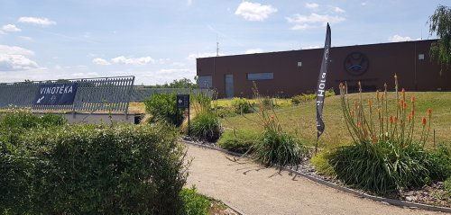 Nenápadná stezka vás zavede až k vinotéce pod úroveň terénu