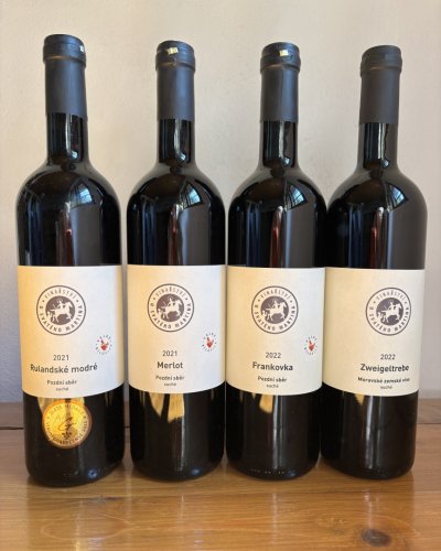 Červená vína jsou u Osičků sázkou na jistotu.