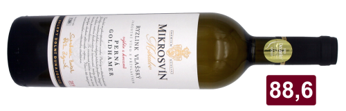 Ryzlink vlašský 2019 Mikrosvín