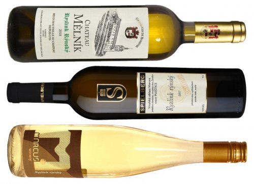 Ryzlinky rýnské Chateau Mělník, Spielberg CZ a vinařství Marcus