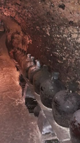 Den otevřených sklepů Čejkovice 2018: U Vína Herzán se sklep používá hlavně ke zrání vína.