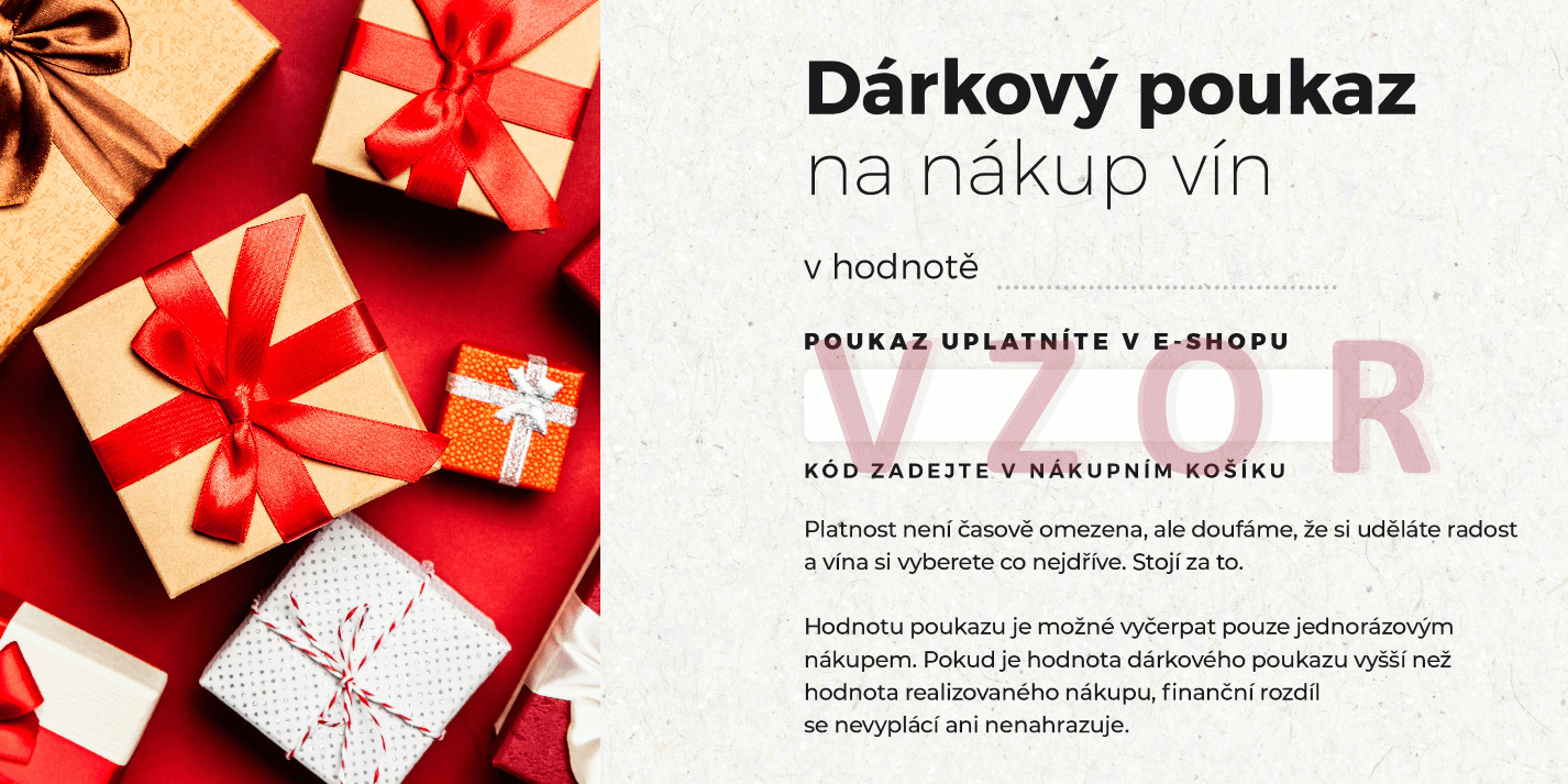 Elektronický dárkový poukaz v hodnotě 500 Kč