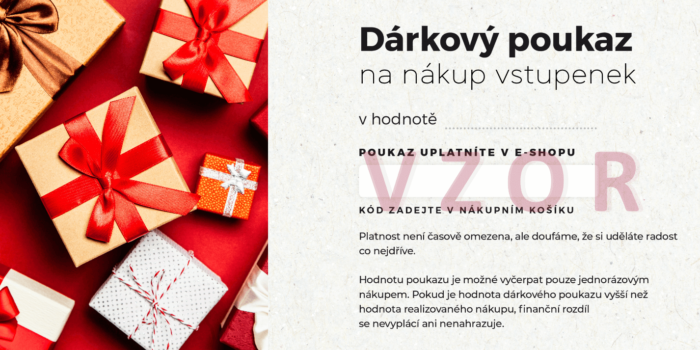 Elektronický dárkový poukaz v hodnotě 900 Kč