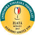 Národní soutěž vín 2017 oblast Morava Znojemská podoblast - Zlatá medaile