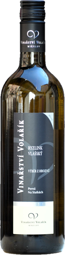 Lahev vína Ryzlink vlašský 2023, výběr z hroznů (polosuché)