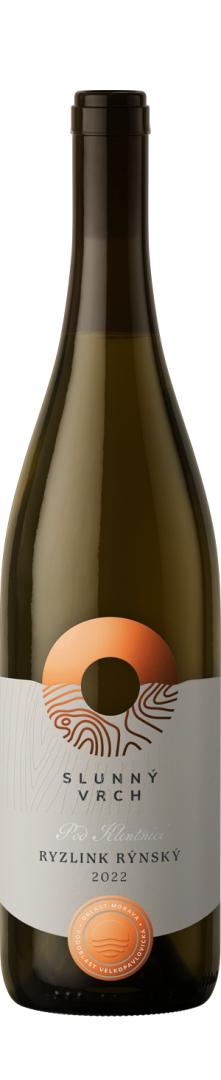 Lahev vína Ryzlink rýnský 2022, kabinetní víno (suché)