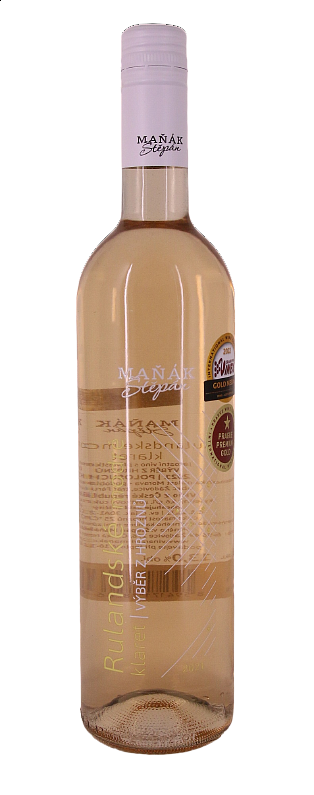 Lahev vína Rulandské modré klaret 2021, výběr z hroznů (polosuché)
