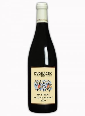 Lahev vína Na Stráni Ryzlink rýnský sur-lie barrique 2020, pozdní sběr (suché)