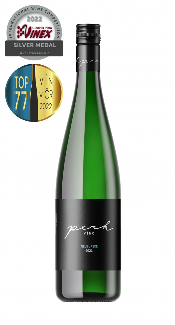 Lahev vína Neuburské 2021, zemské víno (polosuché)