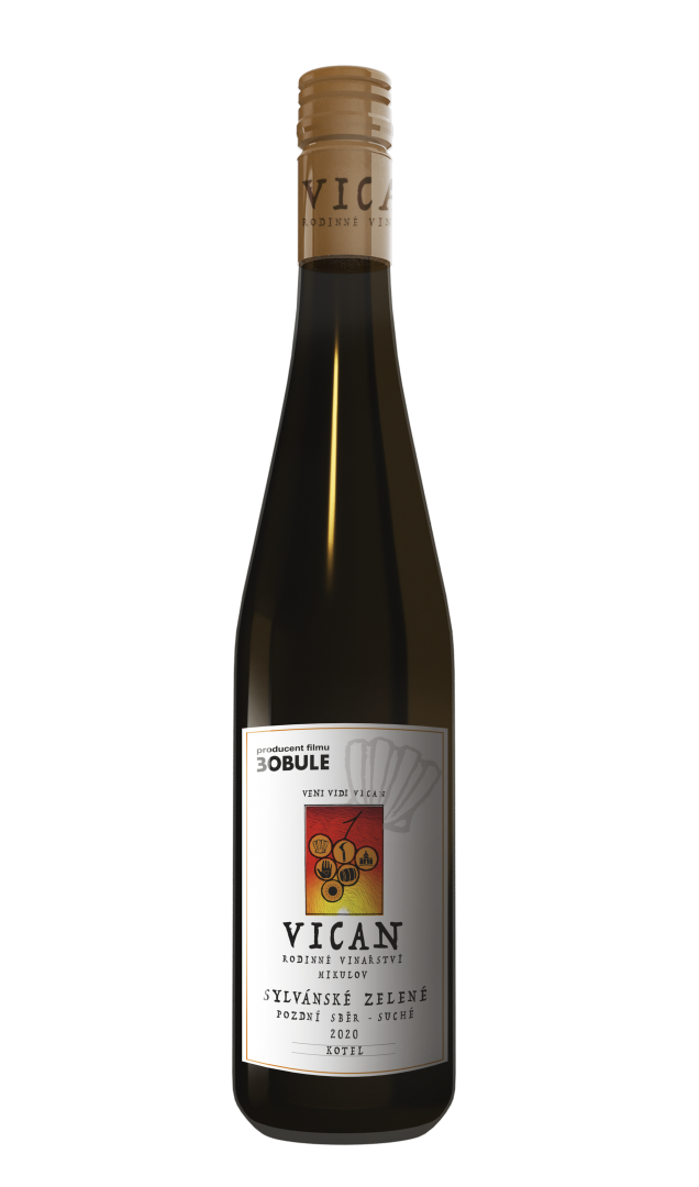Lahev vína Sylvánské zelené 2020, pozdní sběr (suché)