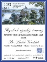 Ryzlink rýnský, červený 2023