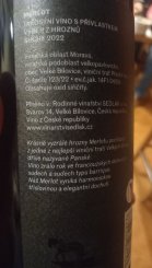 Merlot 2022, výběr z hroznů (suché), Rodinné vinařství Sedlák