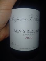 Pinot Noir (Ben's Reserve) 2020