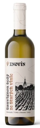 Lahev vína Sauvignon šedý 2022, výběr z hroznů (polosladké)