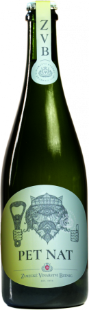 Lahev vína PET-NAT 2024, moravské zemské víno - perlivé (suché)
