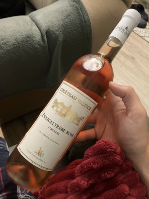 Lahev vína Zweigeltrebe rosé 2023, jakostní víno (polosuché)