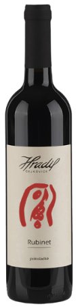 Lahev vína Rubinet 2024, moravské zemské víno (polosladké)