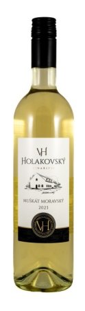 Lahev vína Muškát moravský 2023, moravské zemské víno (suché)