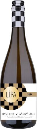 Lahev vína Ryzlink vlašský sud 2023, pozdní sběr (polosuché)