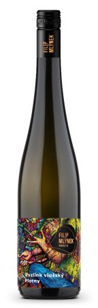 Lahev vína Ryzlink vlašský 2024, pozdní sběr (suché)