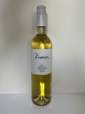 Lahev vína Ryzlink rýnský 2023, výběr z hroznů (polosuché)
