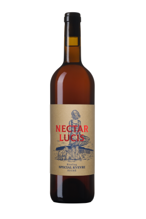 Lahev vína Pinot Blanc Special kvevri 2023, české zemské víno (suché)