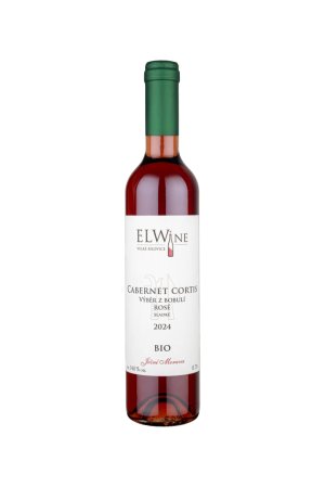 Lahev vína Cabernet Cortis rosé BIO 2024, výběr z bobulí (sladké)