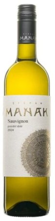 Lahev vína Sauvignon 2024, pozdní sběr (suché)