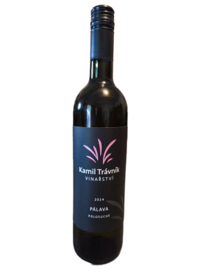 Lahev vína Pálava 2024, moravské zemské víno (polosuché)