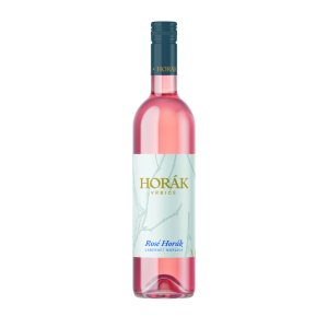 Lahev vína Rosé Horák 2023, pozdní sběr (polosuché)