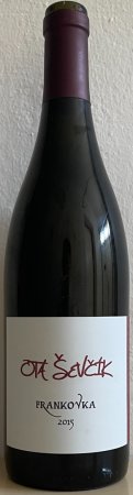 Lahev vína Frankovka 2015, moravské zemské víno (suché)