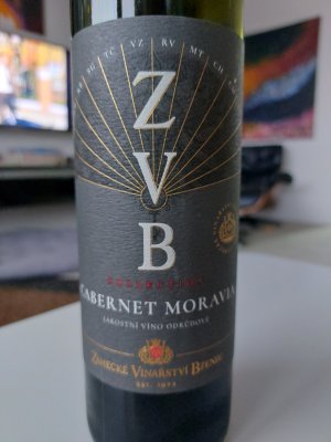 Lahev vína Cabernet Moravia 2023, jakostní víno (suché)