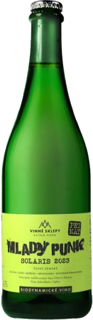 Lahev vína Mladý PUNK - Solaris 2023, české zemské víno - perlivé (suché)