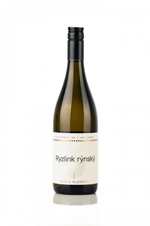 Lahev vína Ryzlink rýnský 2023, moravské zemské víno (suché)
