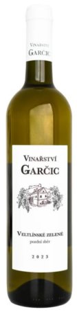 Lahev vína Veltlínské zelené 2023, pozdní sběr (suché)