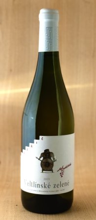 Lahev vína Veltlínské zelené 2023, pozdní sběr (suché)