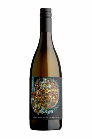 Lahev vína Pinot gris Nadskalí 2022, pozdní sběr (suché)