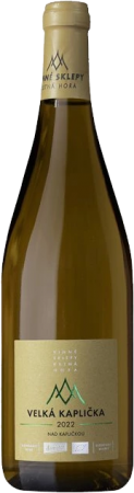 Lahev vína Velká Kaplička 2022, české zemské víno (suché)