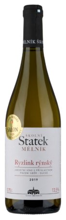 Lahev vína Ryzlink rýnský 2019, pozdní sběr (suché)