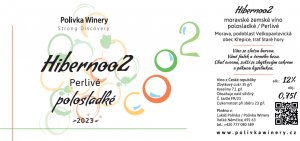 Lahev vína Hibernoo2 Frizzanté 2023, moravské zemské víno - perlivé (polosladké)