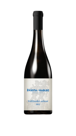 Lahev vína Veltlínské zelené 2022, výběr z hroznů (suché)