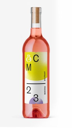 Lahev vína Morávka rose 2023, zemské víno (suché)
