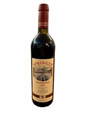 Lahev vína Frankovka 2021, zemské víno (suché)