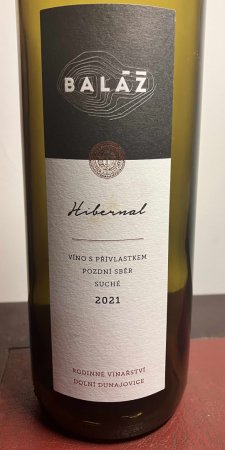 Lahev vína Hibernal 2021, pozdní sběr (suché)
