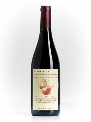 Lahev vína Pinot Noir 2022, zemské víno (suché)