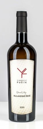 Lahev vína Rulandské šedé - suché 2021, výběr z hroznů (suché)