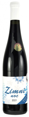 Lahev vína Zimní Noc 2021, zemské víno (suché)