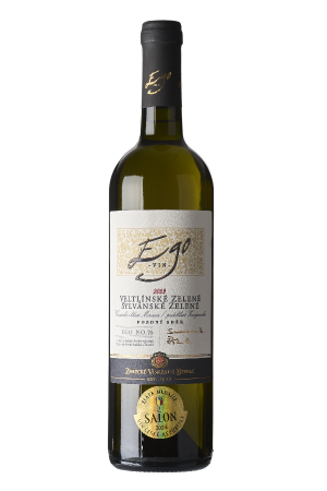 Lahev vína EGO No. 76 Veltlínské zelené & Sylvánské zelené 2022, pozdní sběr
