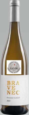 Lahev vína Ryzlink vlašský 2022, pozdní sběr (suché)