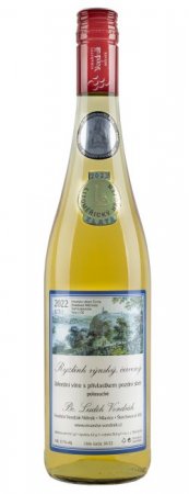 Lahev vína Ryzlink rýnský - červený 2022, pozdní sběr (polosuché)